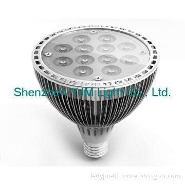 Par 38 led lighting , 12*1.2W led par lighting with E27 lamp base